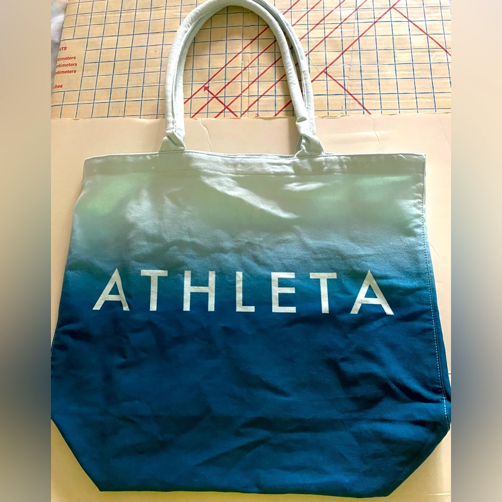 Athleta Large Cotton Tote/Beach Bag